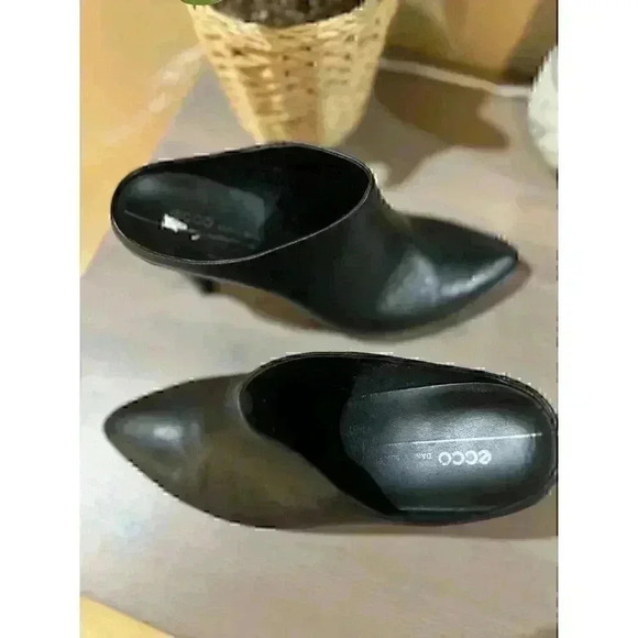 Ecco leather womens mules size 8 - Picture 2 of 6
